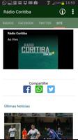 Rádio Coritiba تصوير الشاشة 1