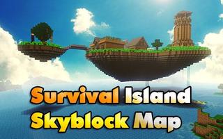 Skyblock Survival island Maps for minecraft PE capture d'écran 3