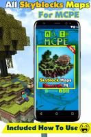 Skyblock Survival island Maps for minecraft PE poster
