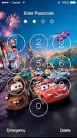 Cars 3 Slide Unlock Screen captura de pantalla 2