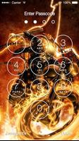 Ghost Rider HD Slide Unlock Screen captura de pantalla 3