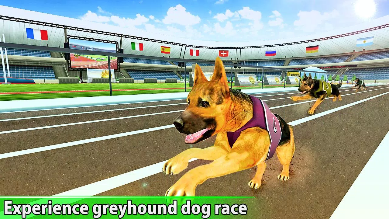 Racing Dog Simulator : Crazy Dog Racing Games