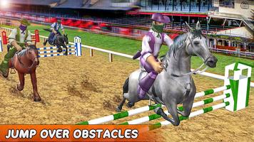 Horse Racing Jump 3D capture d'écran 1