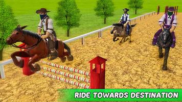 Horse Racing Jump 3D capture d'écran 3