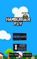 Hamburger fly Affiche