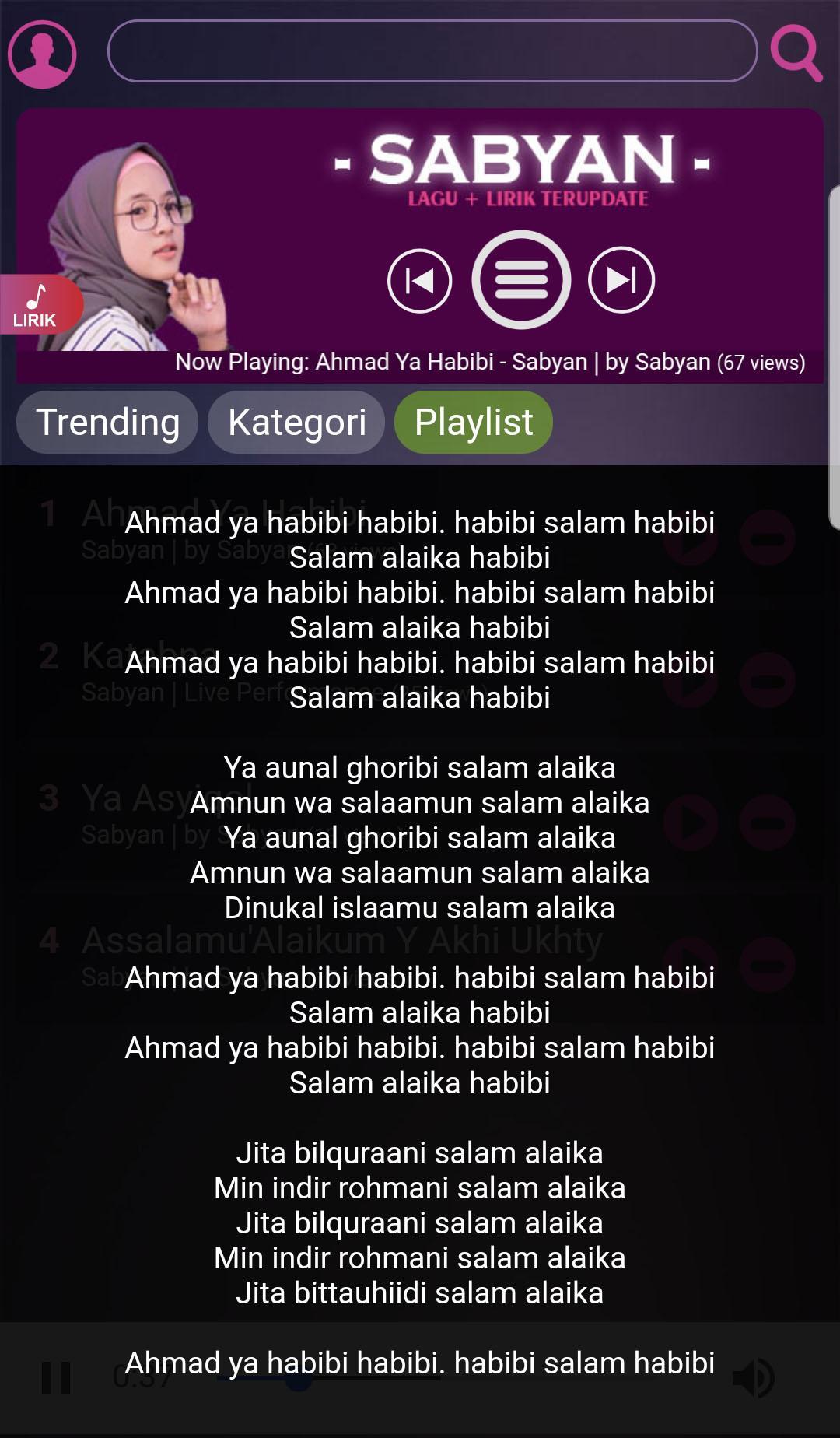 Lirik Ahmad Ya Habibi Versi Indonesia – Rajiman