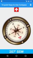16-point English/Chinese Compass 포스터