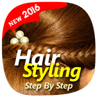 Hair Style Step By Step أيقونة