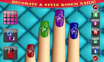 Kosem Princess: Nail art indien Salon Mode capture d'écran 3