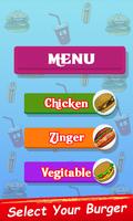 Kids Street Food Burger Cooking Game capture d'écran 1