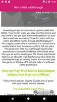 برنامه‌نما Guide For Mini Militia عکس از صفحه