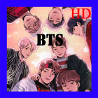 BTS Art Wallpapers HD simgesi