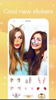 Candy Selfie Cam - Beauty Plus, Kawaii Stickers capture d'écran 1