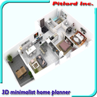 3D Minimalist Home Planner آئیکن