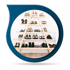 Minimalist Shoe Rack Design آئیکن