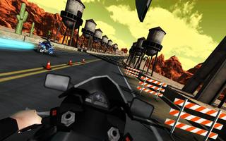 Motorcycle Driving Racing постер