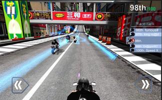 3D Turbo Moto Racing capture d'écran 3