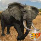 Wild Elephant Jungle Simulator icône