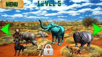Wild Elephant Jungle Simulator capture d'écran 1