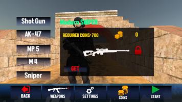Swat Shooter Counter Terrorist Attack 3D capture d'écran 1