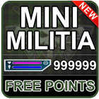 Cheats Mini Militia for free bullets prank ! icône