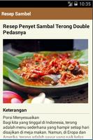 Resep Sambel Nusantara پوسٹر