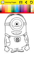 Coloring Book Despicable Poster