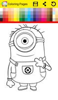 Coloring Book Despicable captura de pantalla 2