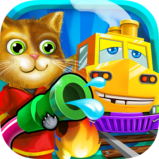 Train On Fire - Kids Games!