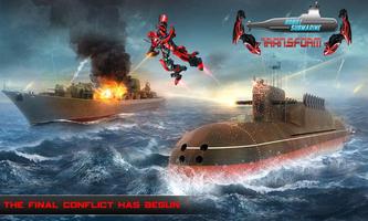 Russian Submarine - Robot Transformation Games screenshot 2