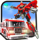 Robot Brandweerman Redden Fire-icoon