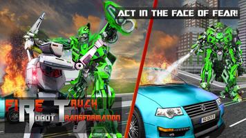 Roboter Firefighter Rettung Fe Plakat