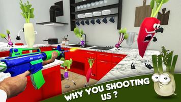 Poster Veggie Shooter Gun Practice – 