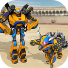 Real Robot Toro Fighter - Transforming Robot Game icono