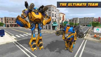 Real Robot Toro Fighter - Transforming Robot Game captura de pantalla 2