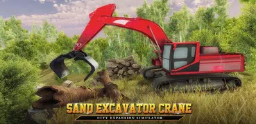 Sabbia scavatrice Gru Città Espansione Simulatore