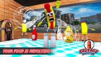 Sausage Shooter Gun Game – Sho تصوير الشاشة 1