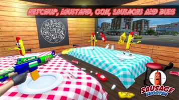 Sausage Shooter Gun Game – Sho تصوير الشاشة 2