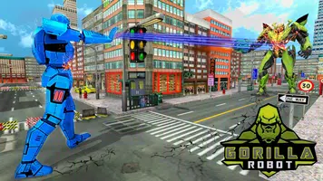 US Army Robot Gorilla Rampage – Gorilla Attack 3D screenshot 4