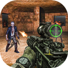 US Police Zombie Shooter Front أيقونة