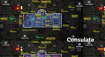 پوستر Rainbow Six Siege - MAP CALLOUTS