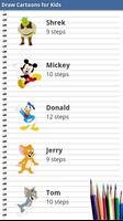 Draw Cartoons for Kids الملصق