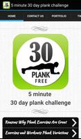 The Planks Workout Exercise Affiche
