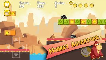 Monkey Adventure Run ảnh chụp màn hình 3