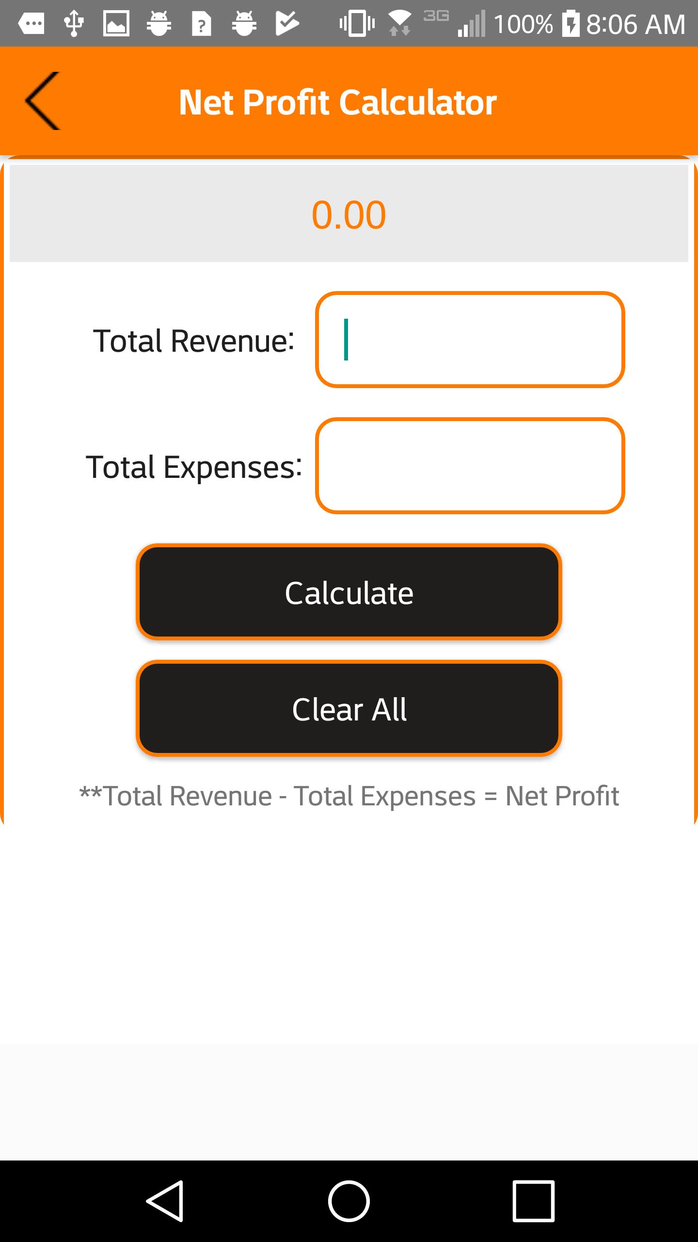 Business Profit Calculator For Android Apk Download - roblox revenue calculator