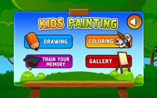 Kids Painting Poster