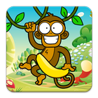 Monkey With Banana Free Game icône