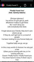 Enrique Iglesias Lyrics capture d'écran 1