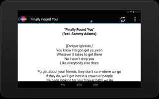 Enrique Iglesias Lyrics screenshot 3
