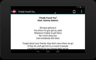 Enrique Iglesias Lyrics تصوير الشاشة 3